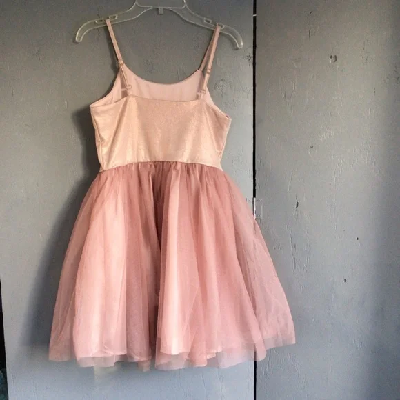 Zenzi Girls' Sleeveless Party Dress - Dusty Pink - Picture 2 of 6